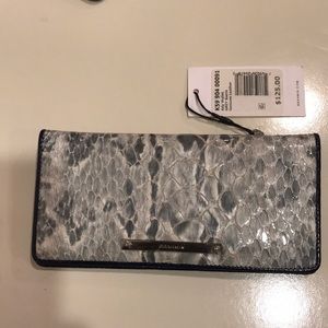 Brahmin leather fold wallet